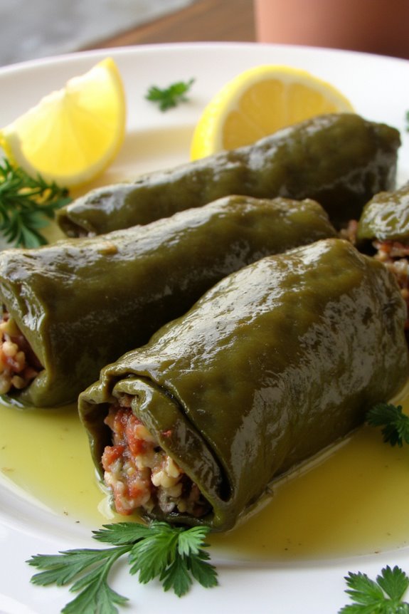 stuffed grape leaves recipe