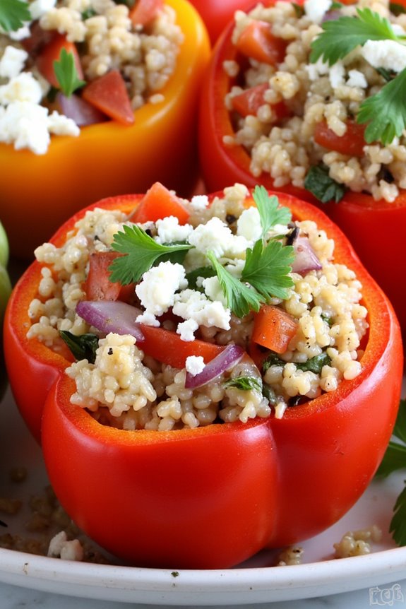 stuffed peppers with quinoa