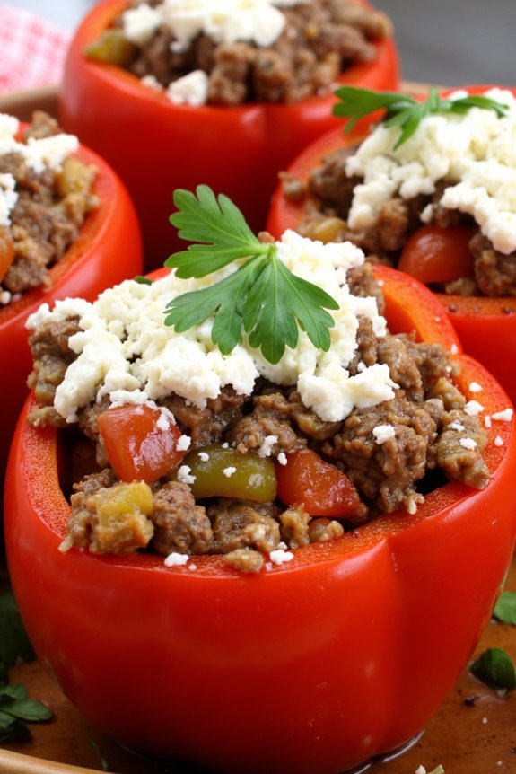 stuffed peppers with steak
