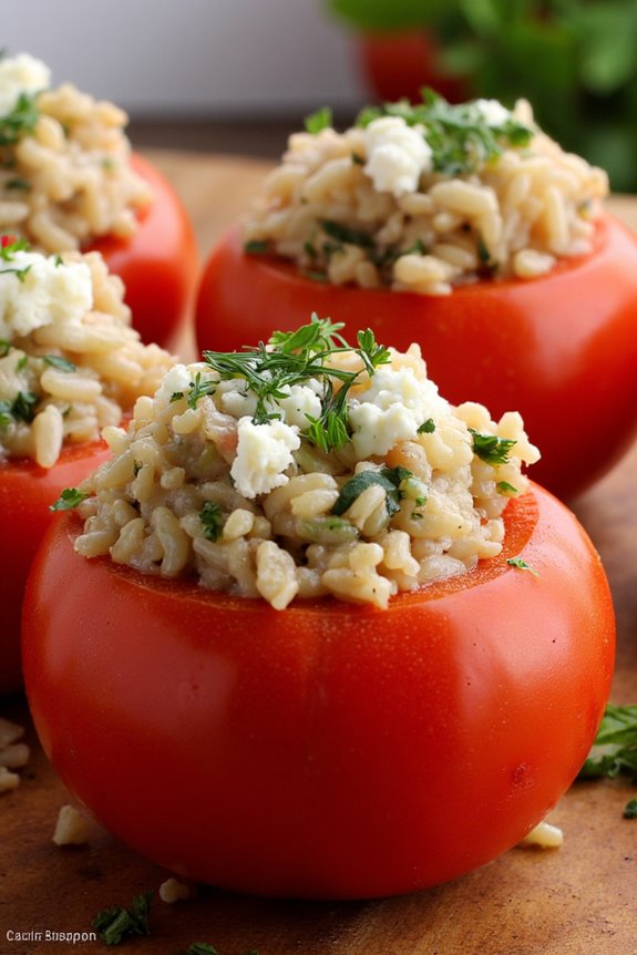 stuffed tomatoes with rice