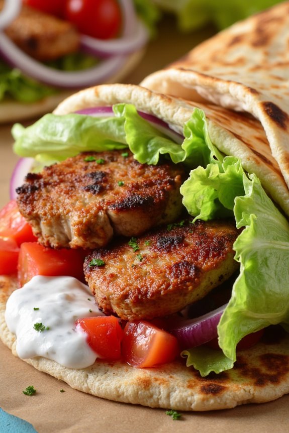 succulent greek souvlaki wraps