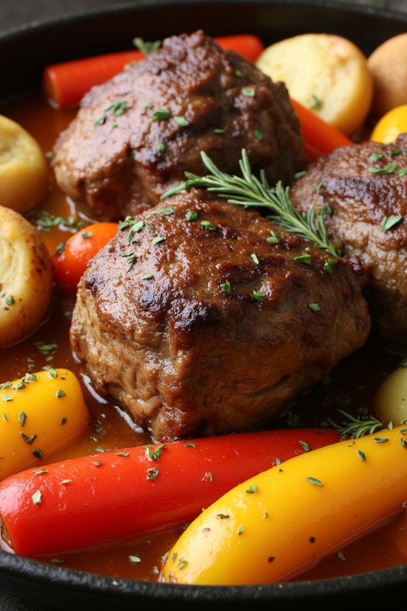 tender lamb aromatic herbs