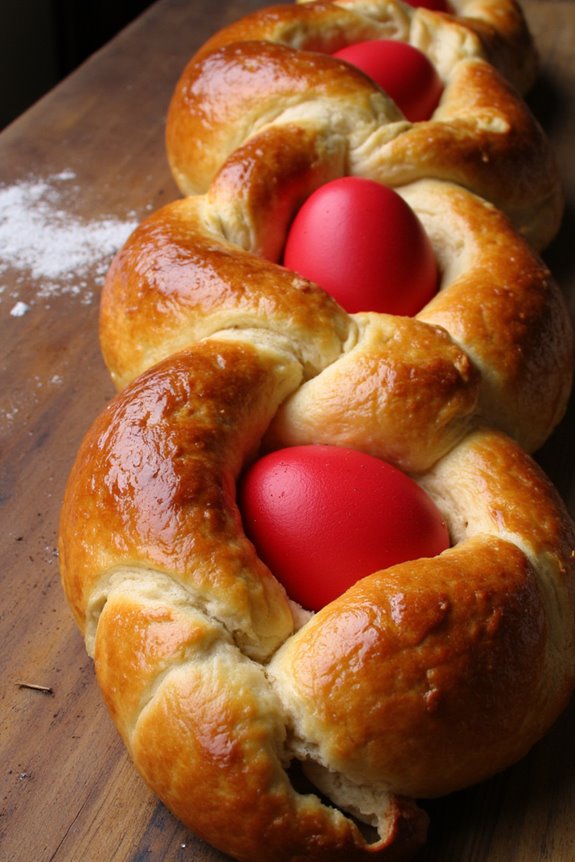 traditional greek easter bread