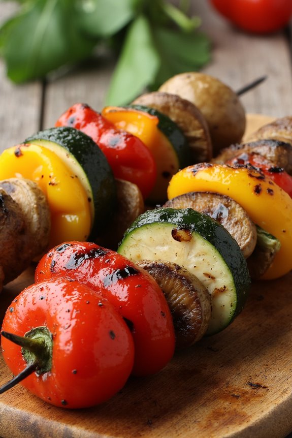 vegetarian grilled vegetable skewers
