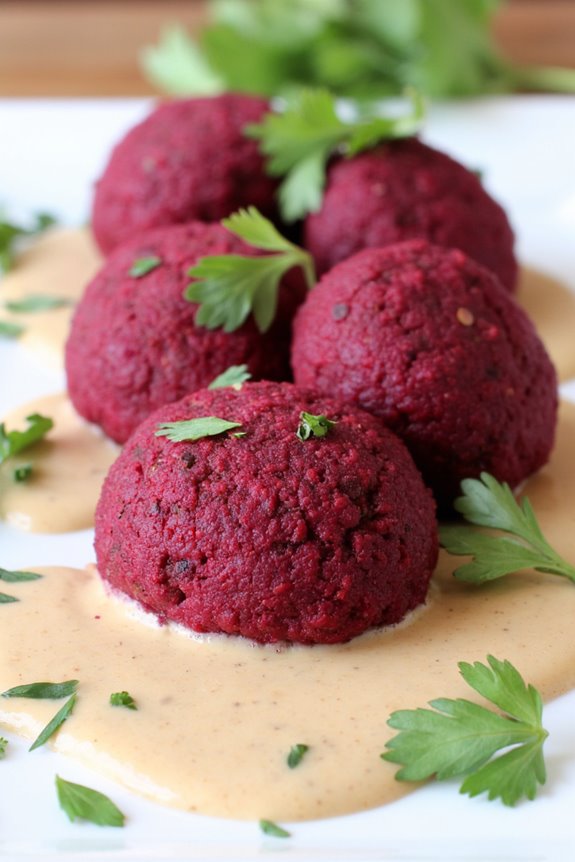 vibrant beetroot falafel recipe