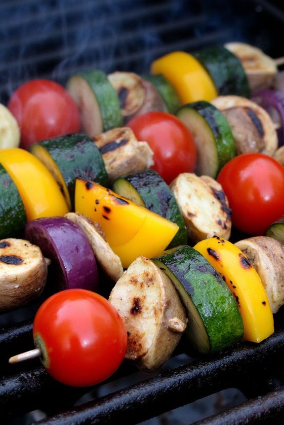 vibrant grilled vegetable delight