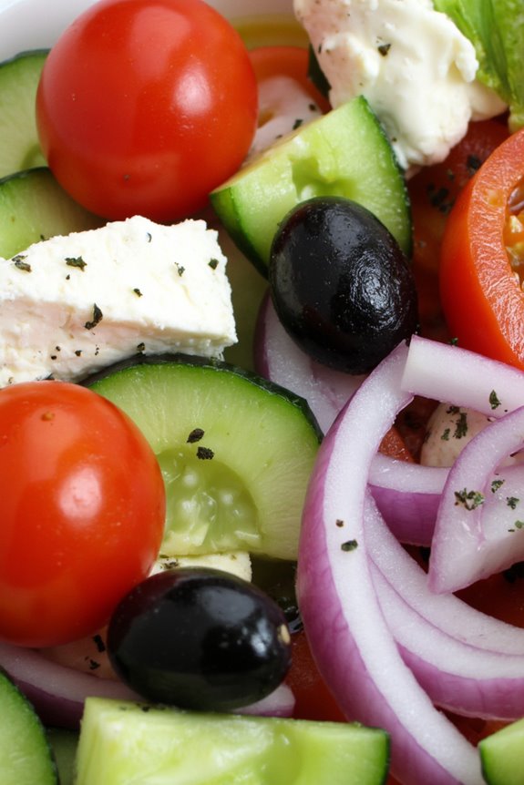 vibrant mediterranean classic salad