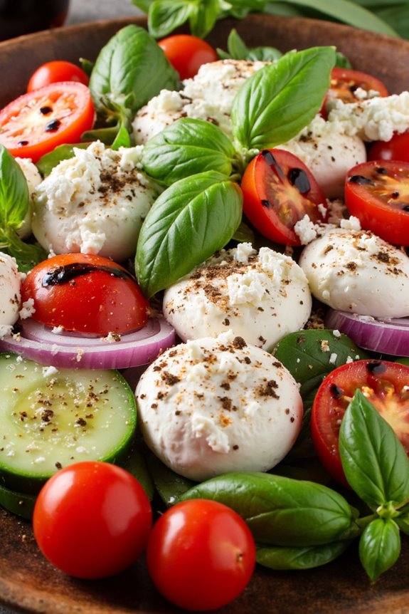 vibrant mediterranean salad creation