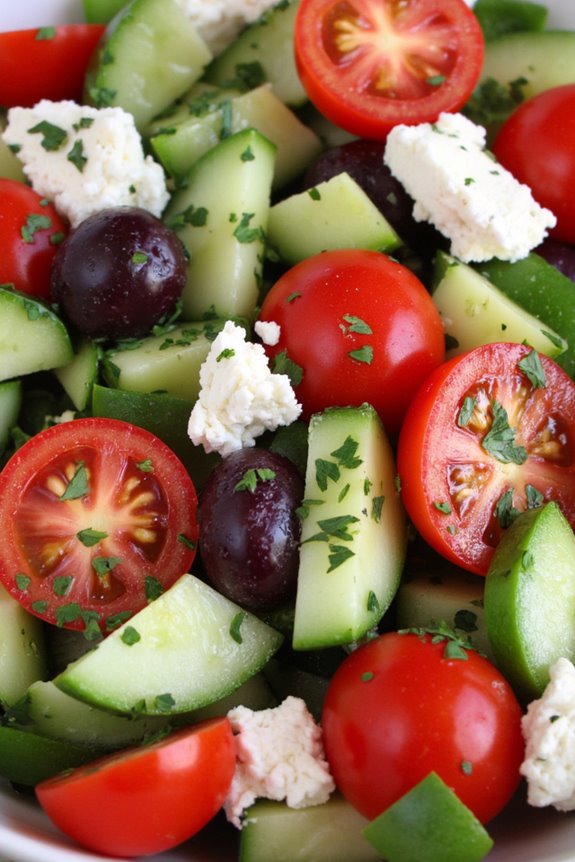 vibrant mediterranean vegetable salsa