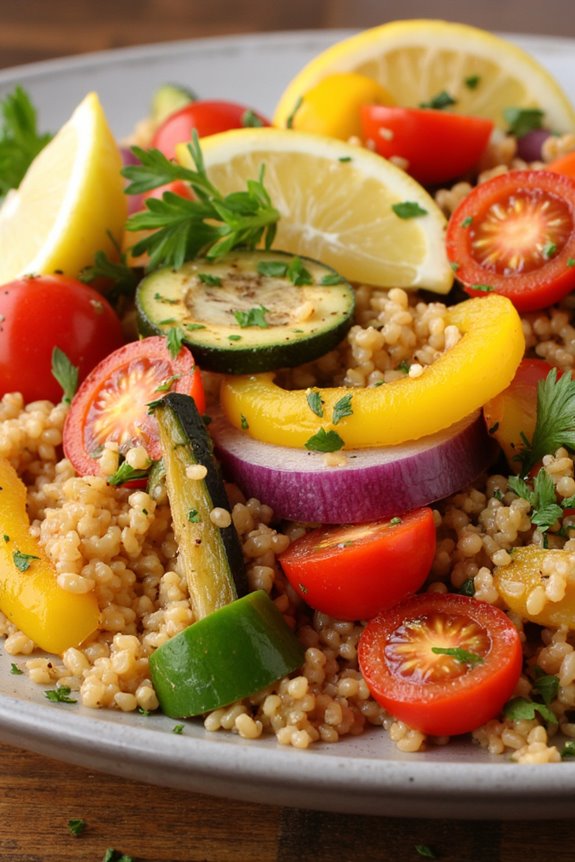 vibrant mediterranean vegetable stir fry