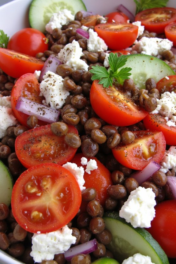 vibrant nutritious mediterranean salad