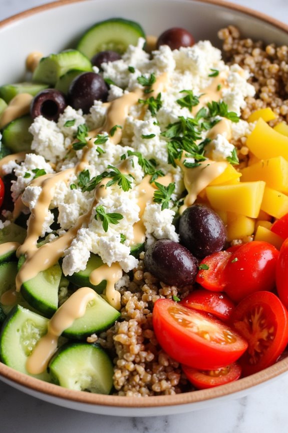 vibrant nutritious quinoa bowl