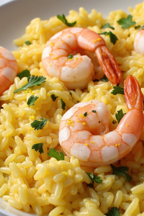 vibrant one pan seafood delight