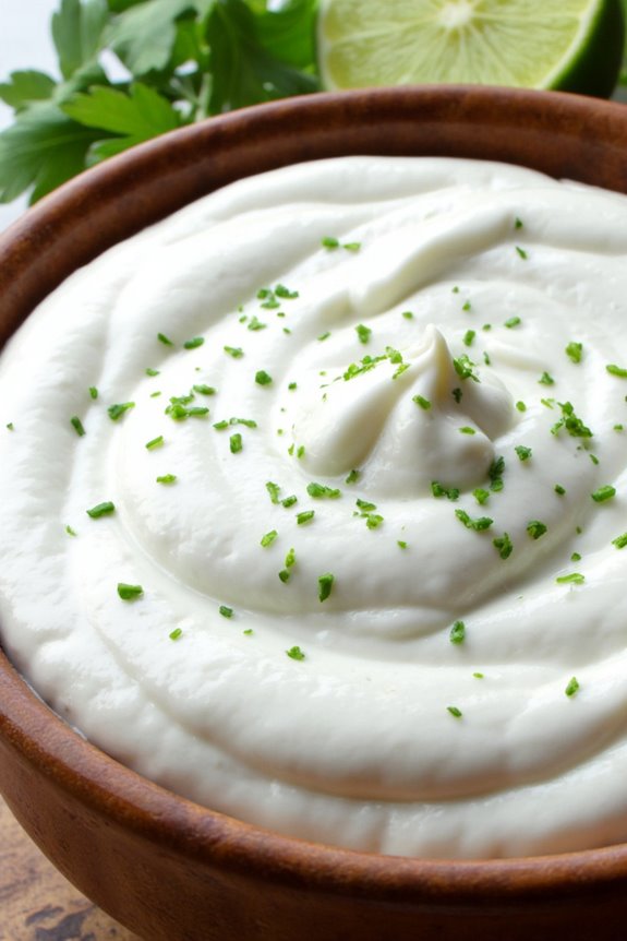 zesty chipotle lime sauce