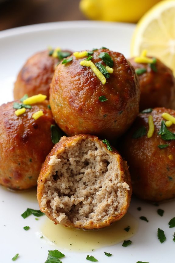 zesty greek meatball delight