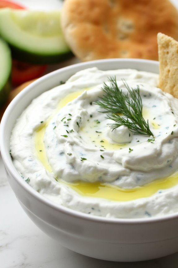 zesty greek yogurt dip