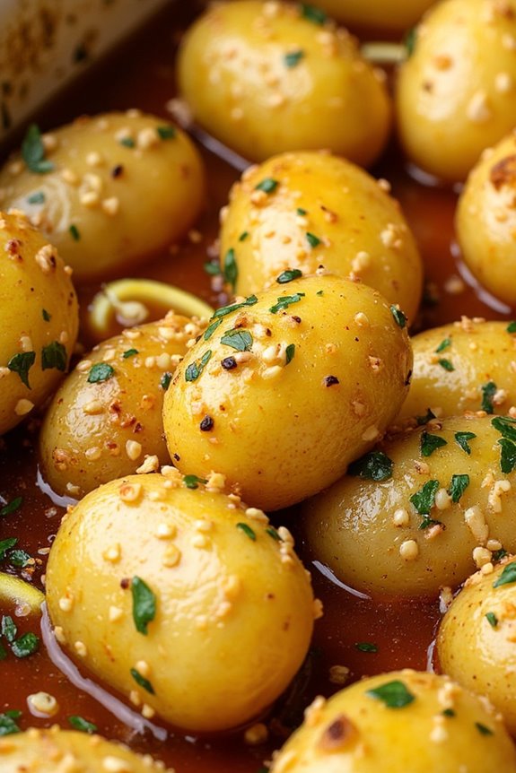 zesty roasted lemon potatoes