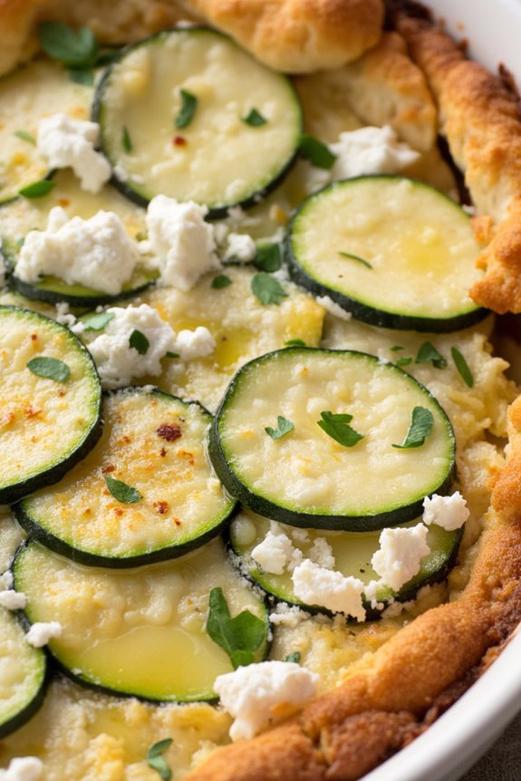 zucchini feta bake simplicity