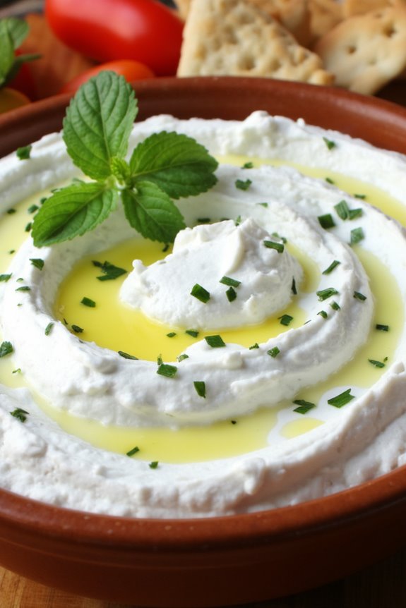 zucchini mint yogurt dip